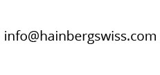 Hainbergswiss Emails